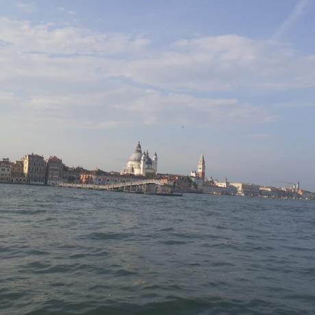 Redentore-brücke im Bau Venedig 2025