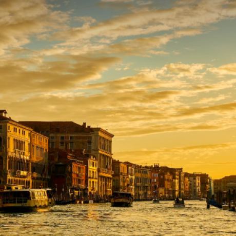 Wunderschöne Aussicht auf die Madonna della Salute 